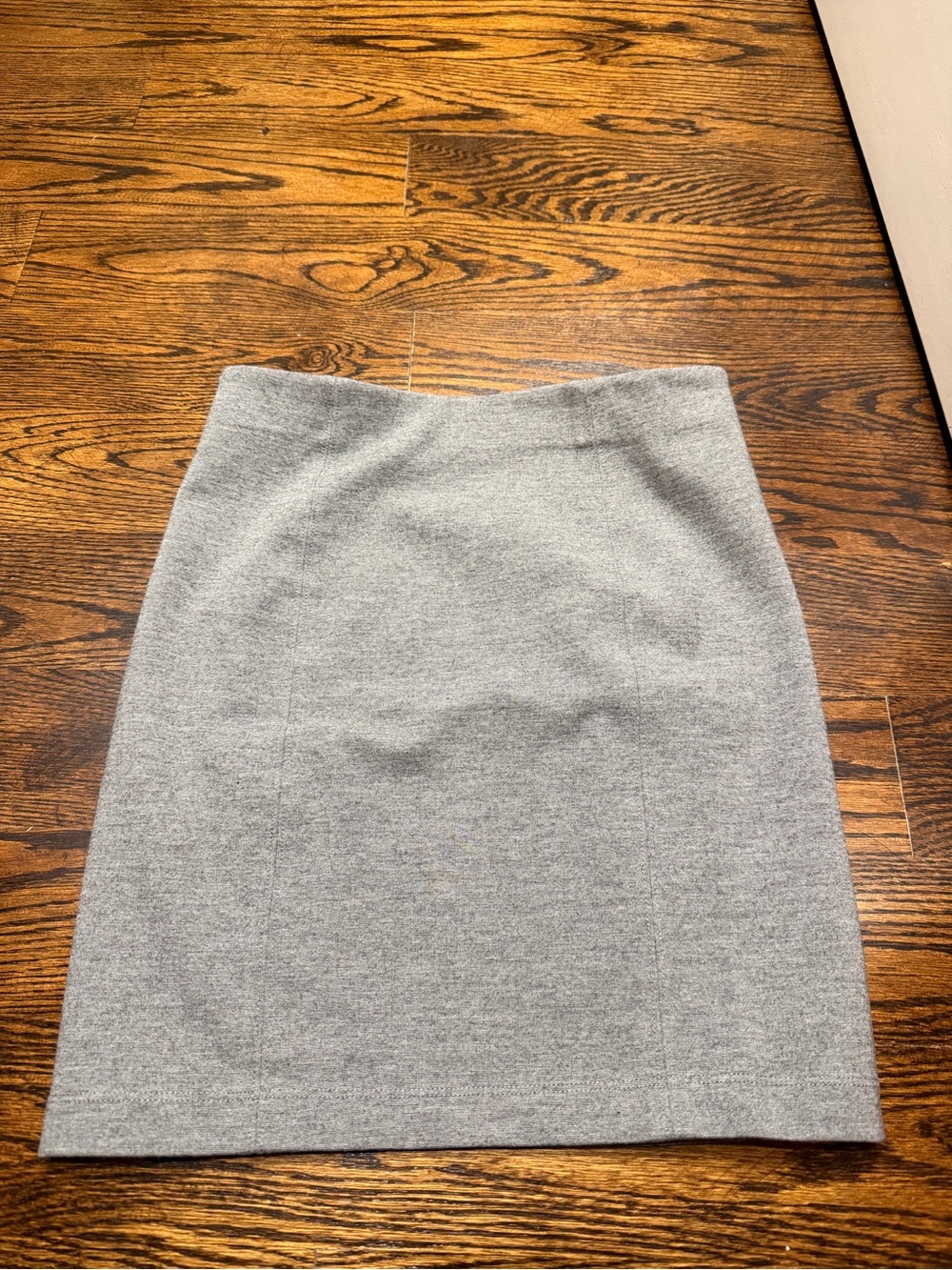 Talula Light Gray Knit Pencil Skirt
